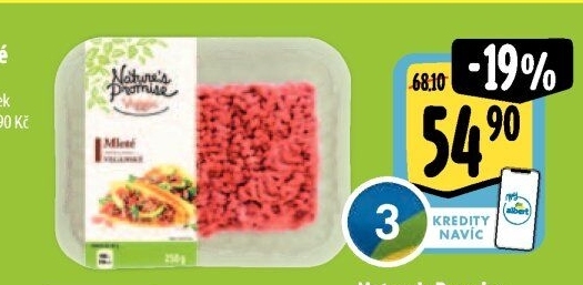 Mleté maso Veggie Nature'