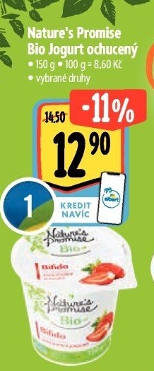 Ochucený jogurt bio Nature'