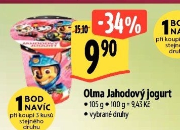Ochucený jogurt Olma