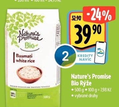 Rýže bio Nature'