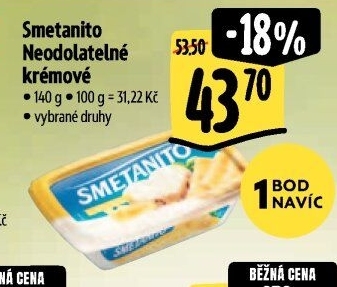 Sýr Smetanito neodolatelné Želetava