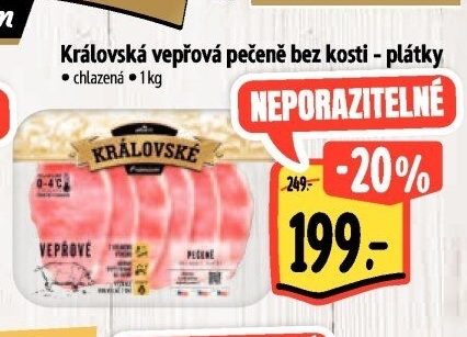 Vepřová pečeně bez kosti Královská Albert