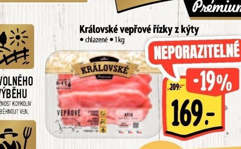 Vepřové řízky z kýty Královské Albert