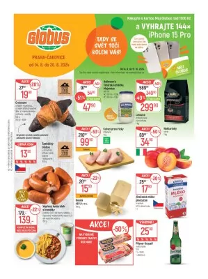 akční leták Globus 14.8.2024-20.8.2024