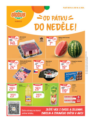 akční leták Globus 14.8.2024-20.8.2024