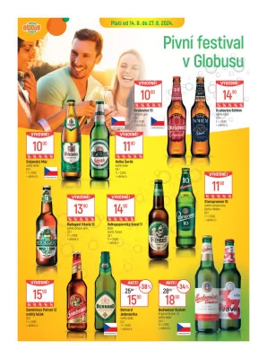 akční leták Globus 14.8.2024-20.8.2024