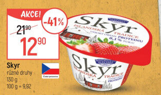 Dezert zakysaný ochucený Skyr Bohušovická mlékárna