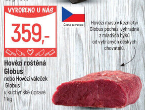 Hovězí roštěná Globus