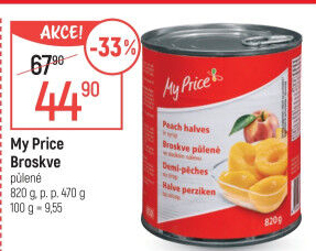 Kompot broskve My Price