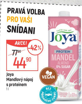 Nápoj mandlový s proteinem Joya