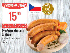 Pražská klobása Globus