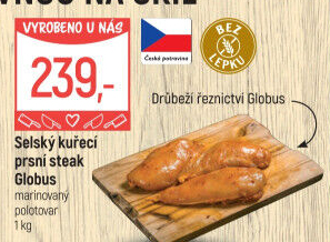 Selský kuřecí steak marinovaný Globus