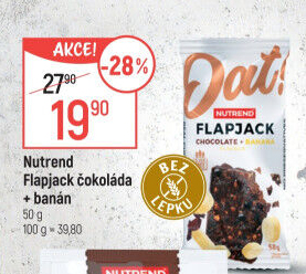 Tyčinka bez lepku Flapjack Nutrend