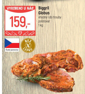 Vepřová plec marinovaná Biggril Globus