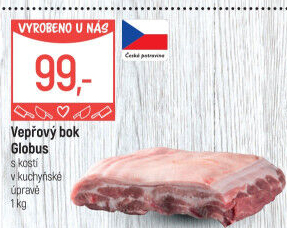 Vepřový bok s kostí Globus