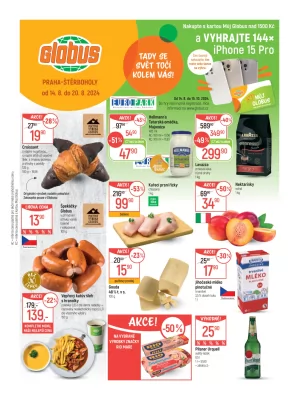 akční leták Globus 14.8.2024-20.8.2024