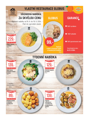 akční leták Globus 14.8.2024-20.8.2024