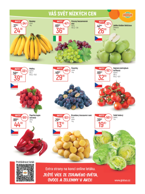 akční leták Globus 14.8.2024-20.8.2024