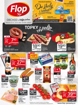 akční leták FLOP TOP 14.8.2024-20.8.2024