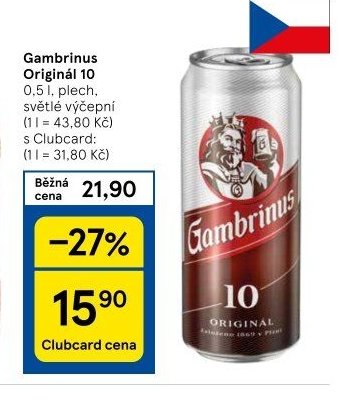Gambrinus Originál 10