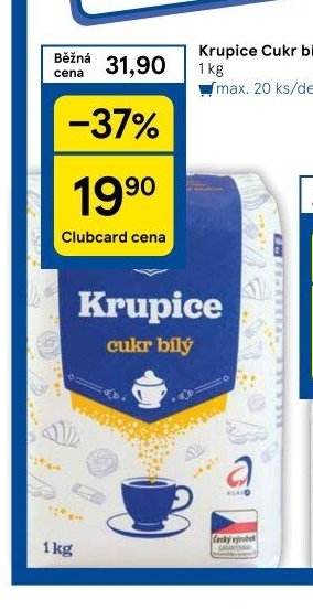Krupice Cukr bílý