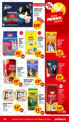 akční leták Penny Market 15.8.2024-21.8.2024