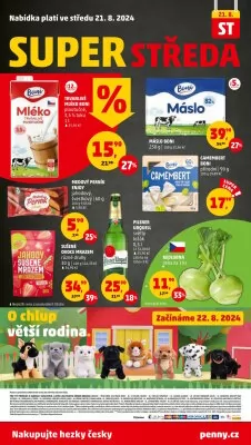 akční leták Penny Market 15.8.2024-21.8.2024