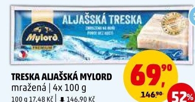 Aljašská treska mražená Mylord