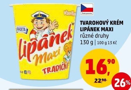 Dezert Lipánek Madeta