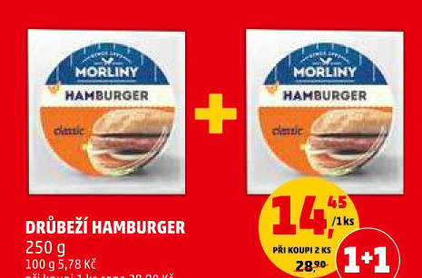 Drůbeží hamburger Morliny