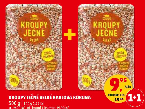 Ječné kroupy Karlova Koruna