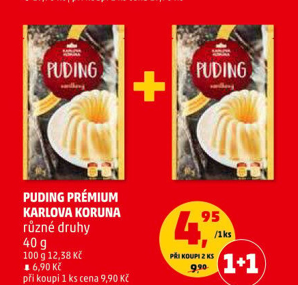 Pudink Prémium Karlova Koruna