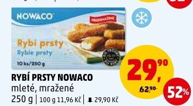 Rybí prsty předsmažené mražené Nowaco