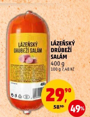 Salám drůbeží lázeňský