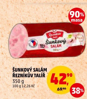 Salám šunkový Řezníkův talíř