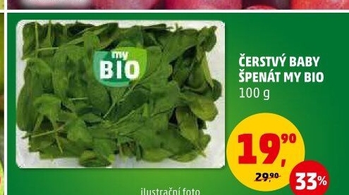 Špenát baby My BIO