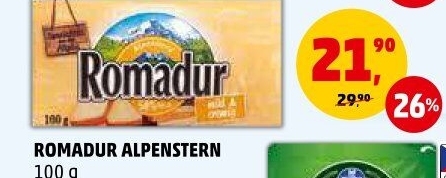 Sýr Romadur Alpenstern