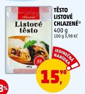 Těsto listové Melites