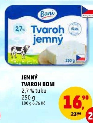 Tvaroh jemný Boni
