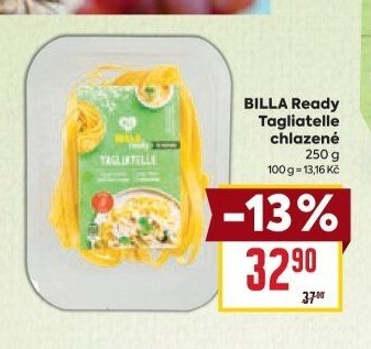 BILLA Ready Tagliatelle chlazené
