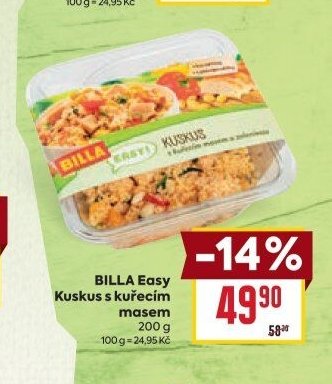 BILLA Easy Kuskus s kuřecím masem