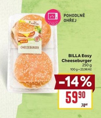 BILLA Easy Cheeseburger