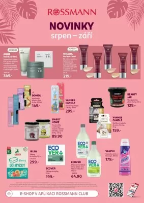 akční leták ROSSMANN drogerie 14.8.2024-10.9.2024