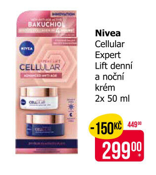 Balení krém denní a noční Cellular Expert Lift Nivea