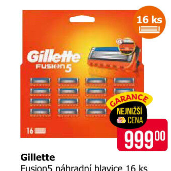 Náhradní hlavice pánské Fusion5 Gillette