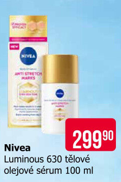 Tělové olejové sérum Luminous630 Nivea