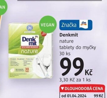 Tablety do myčky Nature Denkmit