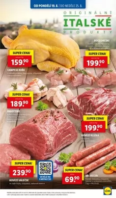 akční leták Lidl 19.8.2024-25.8.2024