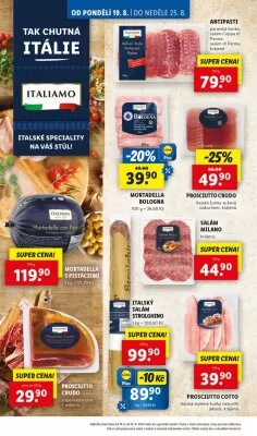 akční leták Lidl 19.8.2024-25.8.2024