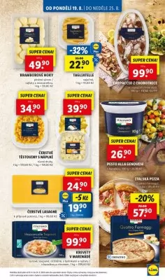 akční leták Lidl 19.8.2024-25.8.2024
